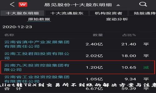 TPWallet转TRX到交易所不到账的解决方案与注意事项