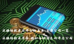 区块链技术与平台的未来：主要公司一览区块链
