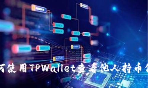 如何使用TPWallet查看他人持币信息