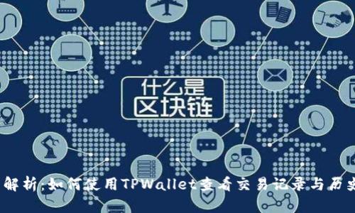 全面解析：如何使用TPWallet查看交易记录与历史数据